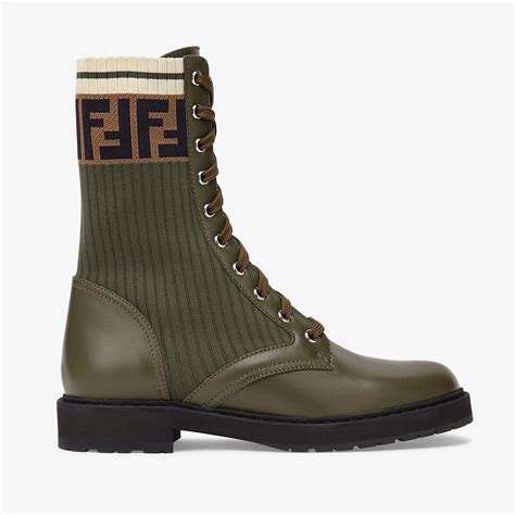 fendi rockoko boots|fendi rockoko green boots.